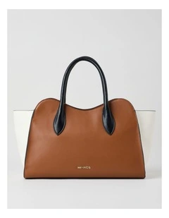 Lisbon Tote Bag in Brown Combo