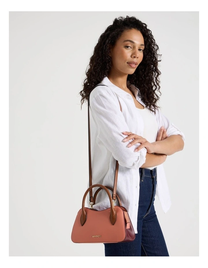 Lisbon Tote Bag in Rose Combo image 2