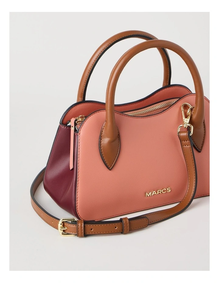 Lisbon Tote Bag in Rose Combo image 3