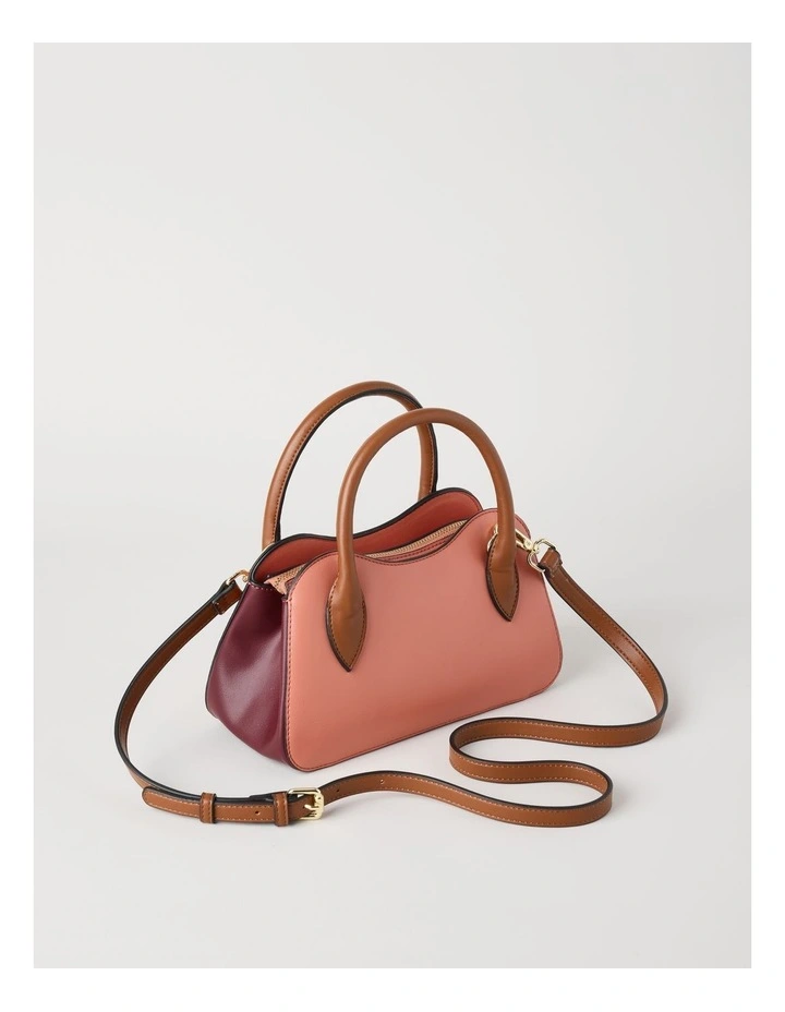 Lisbon Tote Bag in Rose Combo image 3