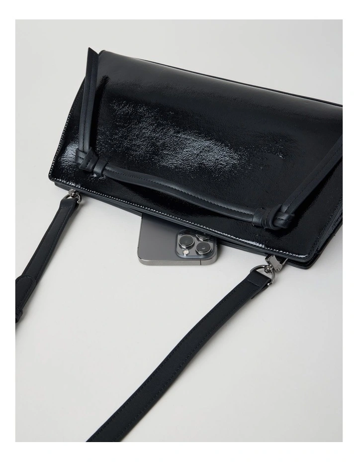 Bobby Clutch Bag in Black image 6