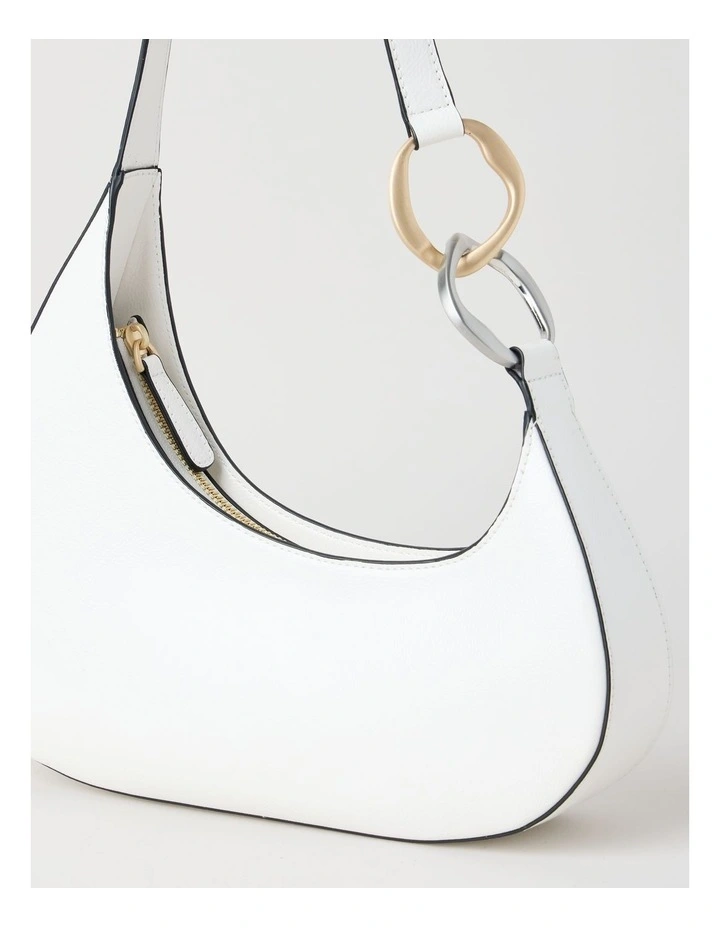 Bailey Shoulder Bag in White image 3