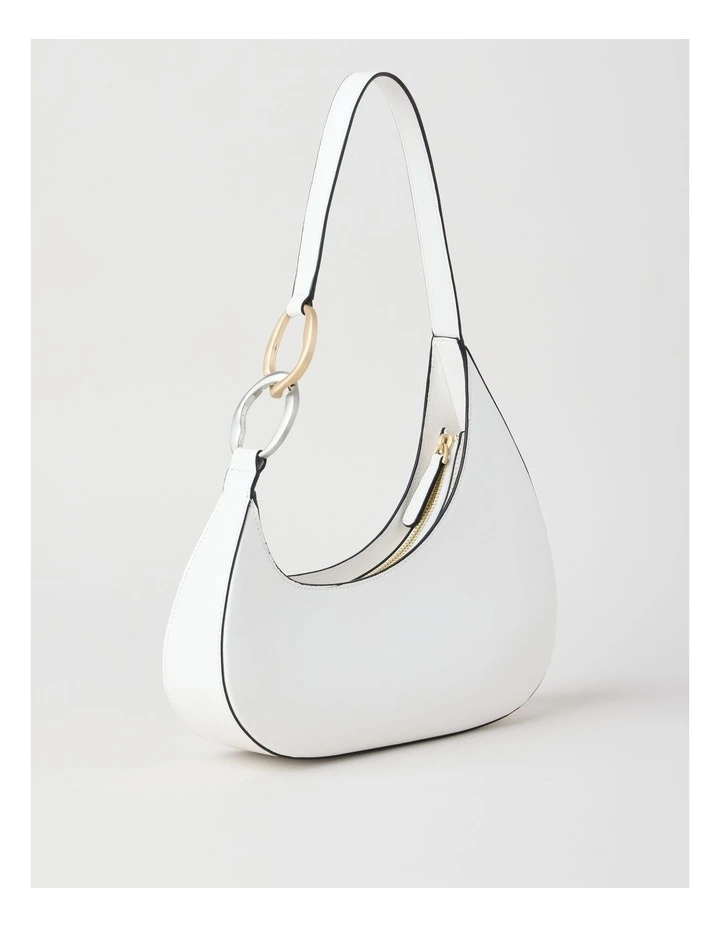 Bailey Shoulder Bag in White image 4