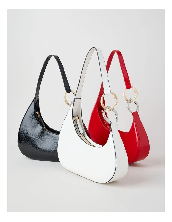 Bailey Shoulder Bag in White image 7