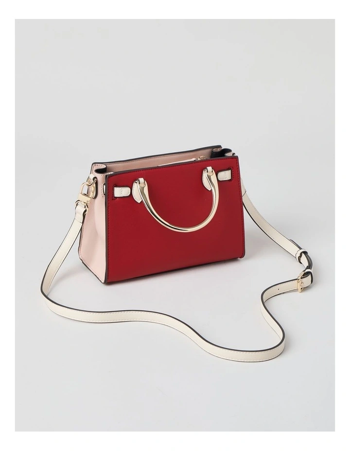 Brandy Crossbody Bag in Red Combo image 3
