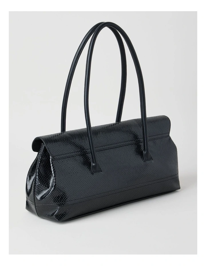 Beck Snake Tote Bag in Black image 4