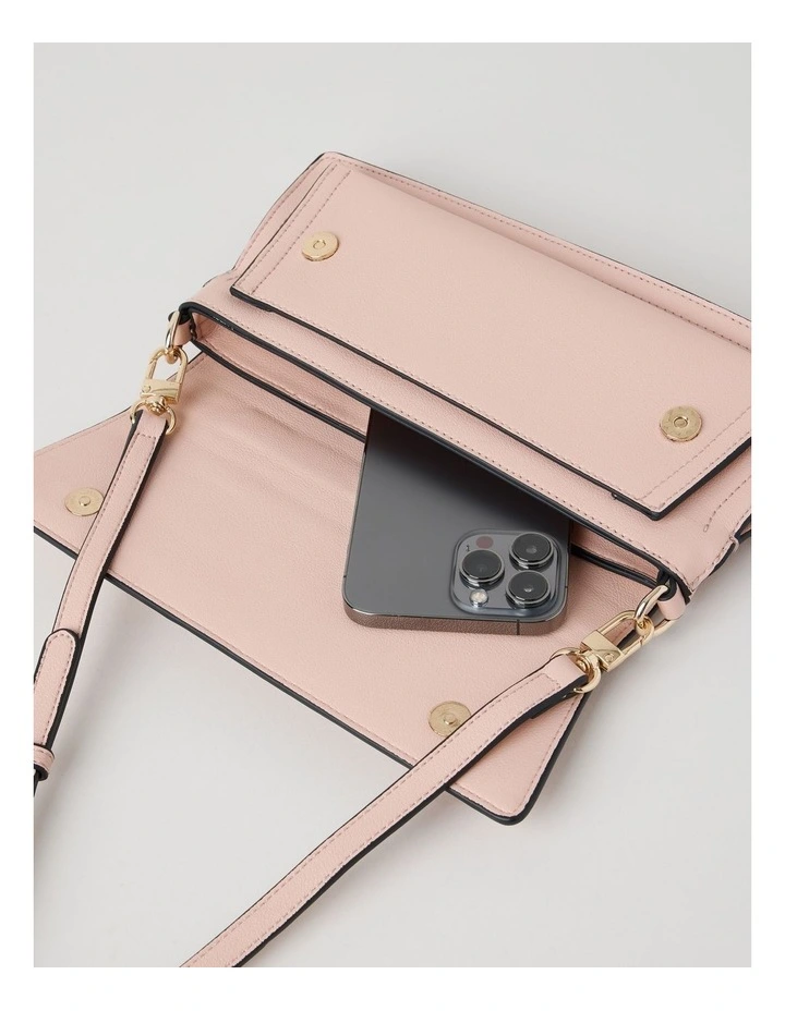 Beckett Clutch Bag in Pink image 5