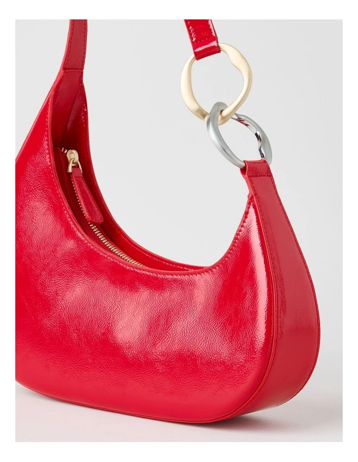 Bailey Shoulder Bag in Red image 3