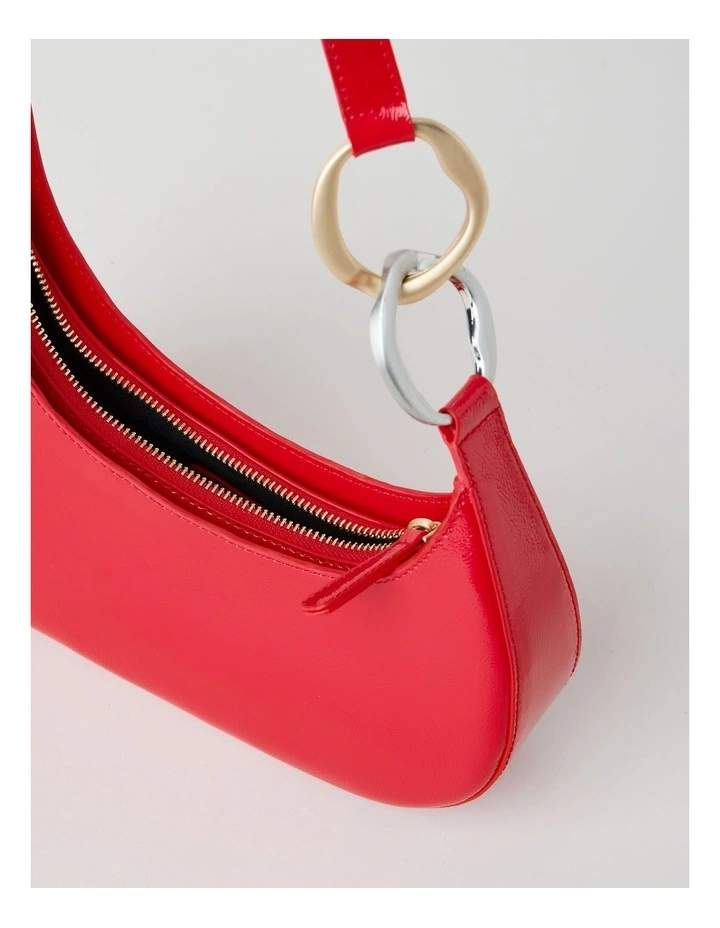 Bailey Shoulder Bag in Red image 6