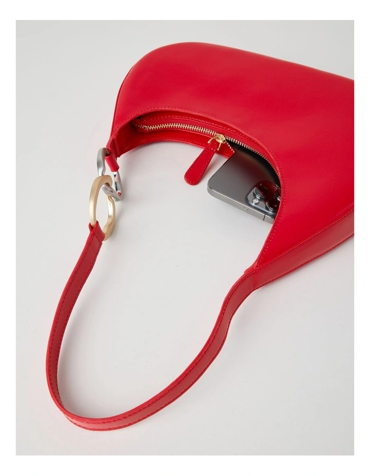 Bailey Shoulder Bag in Red image 7