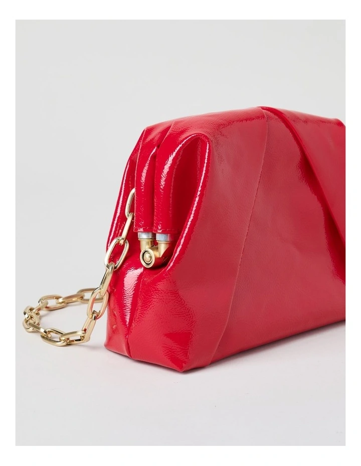 Birdie Clutch Bag in Red image 3