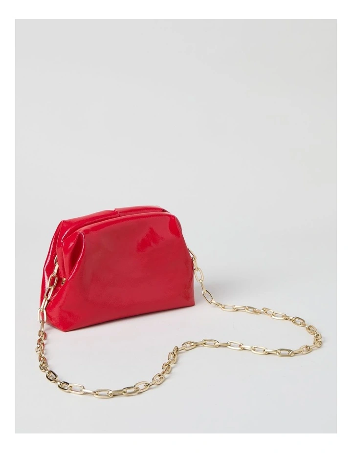 Birdie Clutch Bag in Red image 5