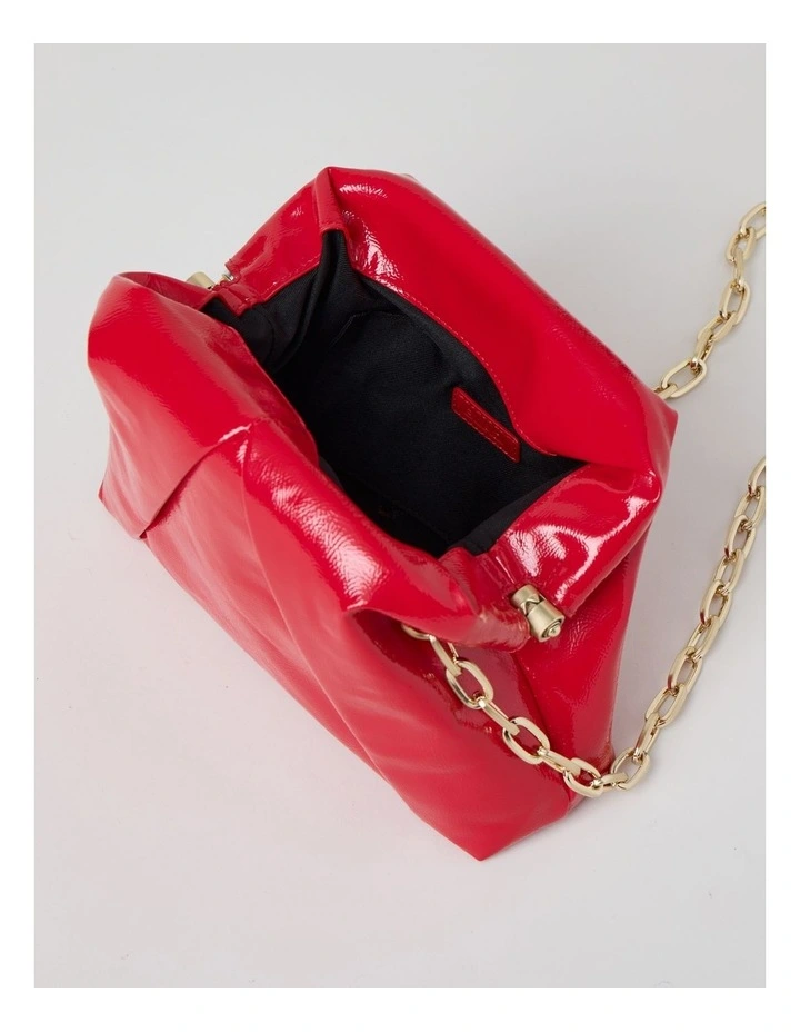 Birdie Clutch Bag in Red image 6