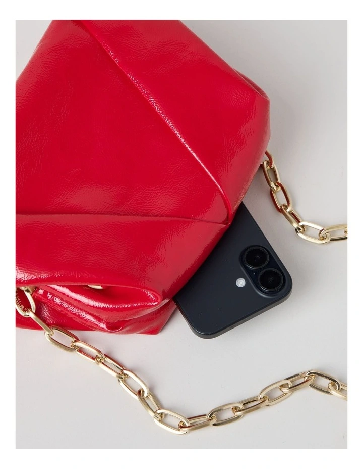 Birdie Clutch Bag in Red image 7