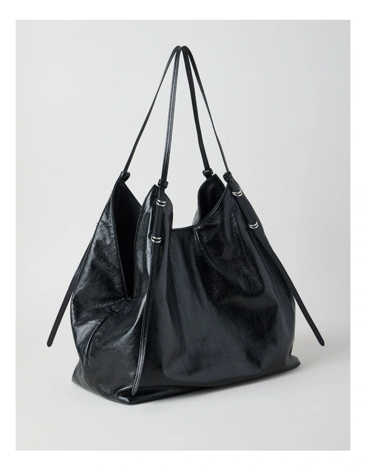 Benny Tote Bag in Black image 5