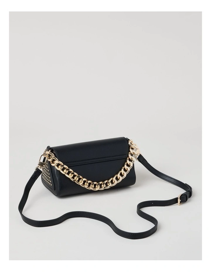 Bellamy Stud Shoulder Bag in Black image 3