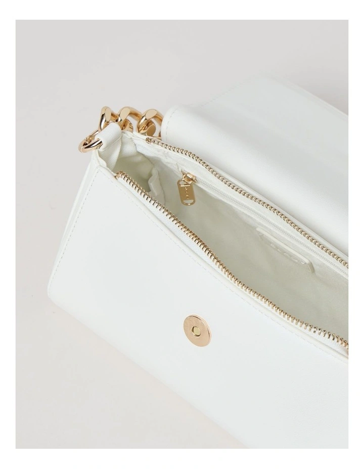 Bellamy Stud Shoulder Bag in White image 4
