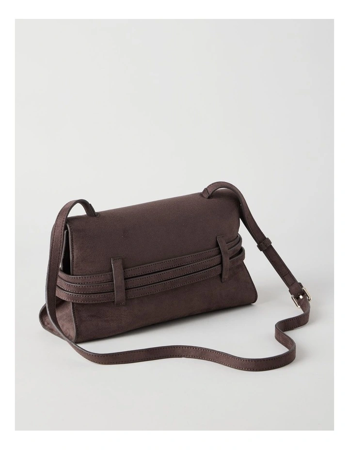 Brussels Satchel Bag in Chocolate image 3