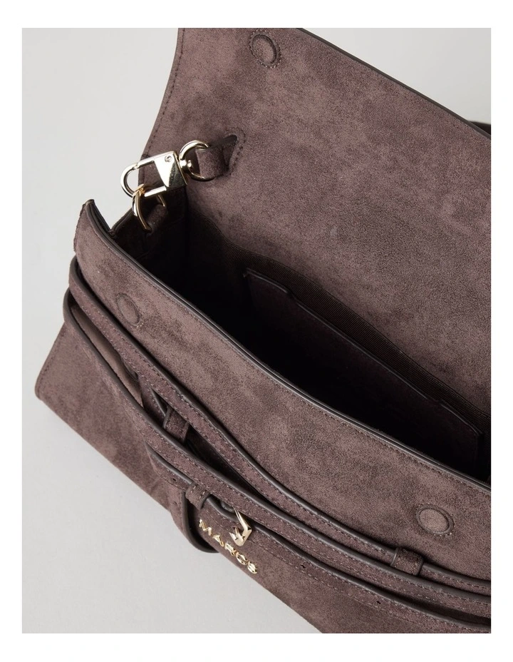 Brussels Satchel Bag in Chocolate image 5