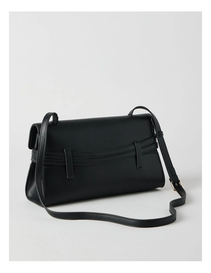 Brussels Satchel Bag in Black image 3