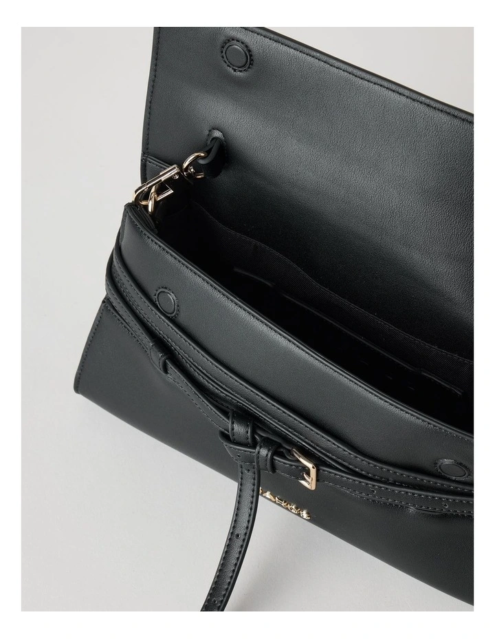 Brussels Satchel Bag in Black image 5
