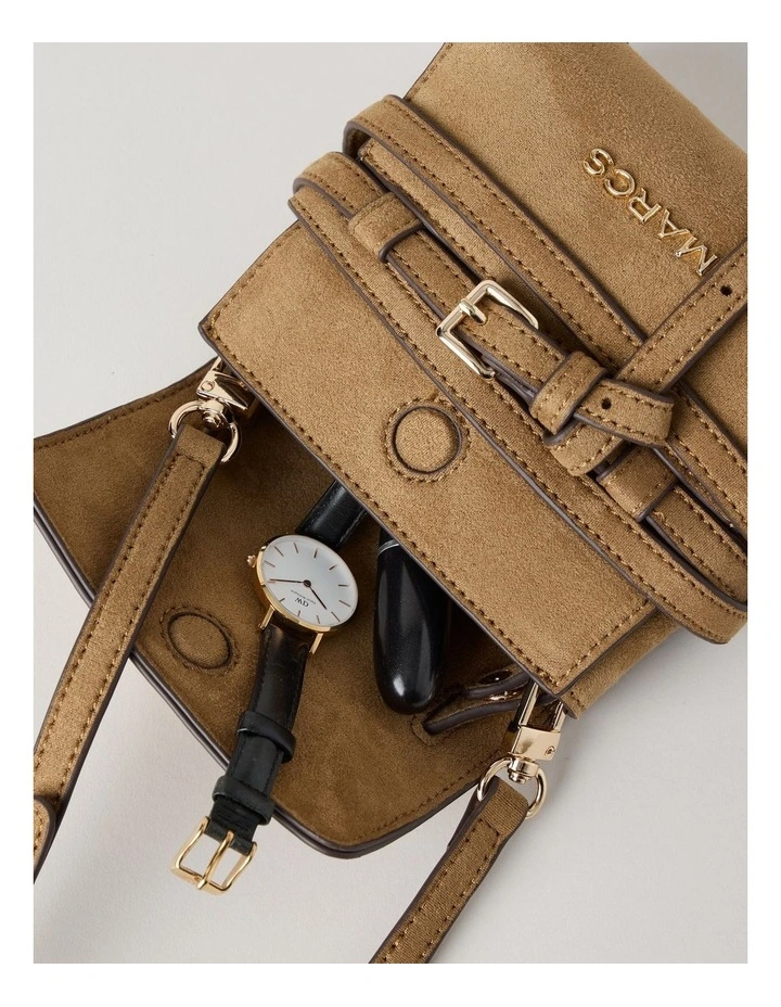 Brussels Crossbody Bag in Light Tan image 6