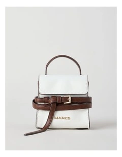Brussels Crossbody Bag in Vanilla and Choc Combo