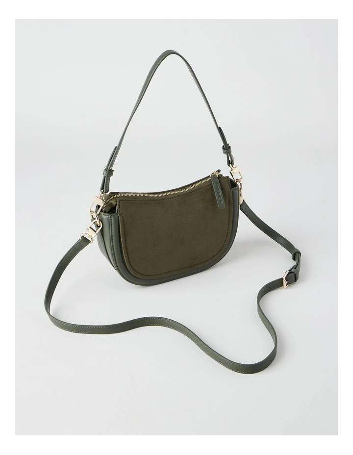 Havana Shoulder Bag in Olive image 3