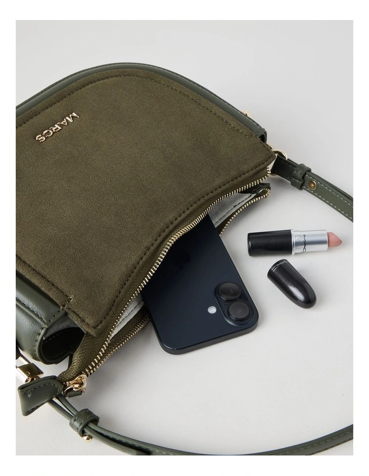 Havana Shoulder Bag in Olive image 4