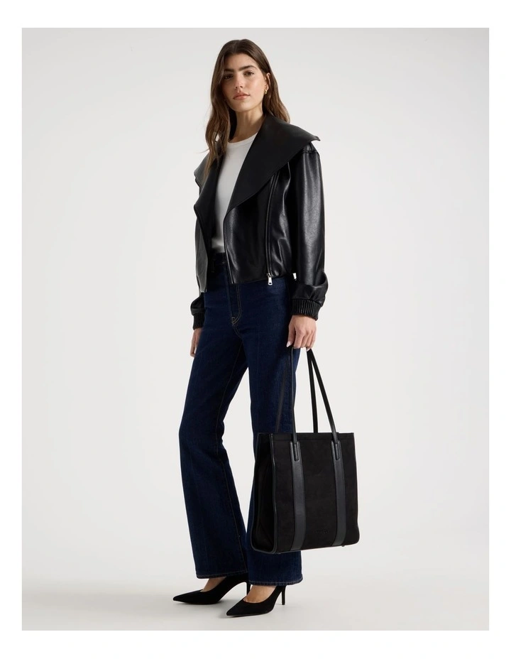 Bilbao Tote Bag in Black image 4
