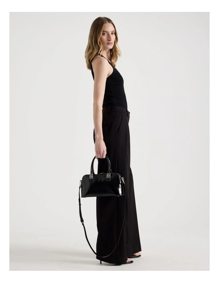 Bonnie Satchel Bag in Black image 4