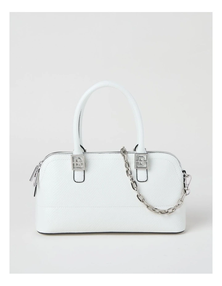 Bonnie Satchel Bag in White image 1