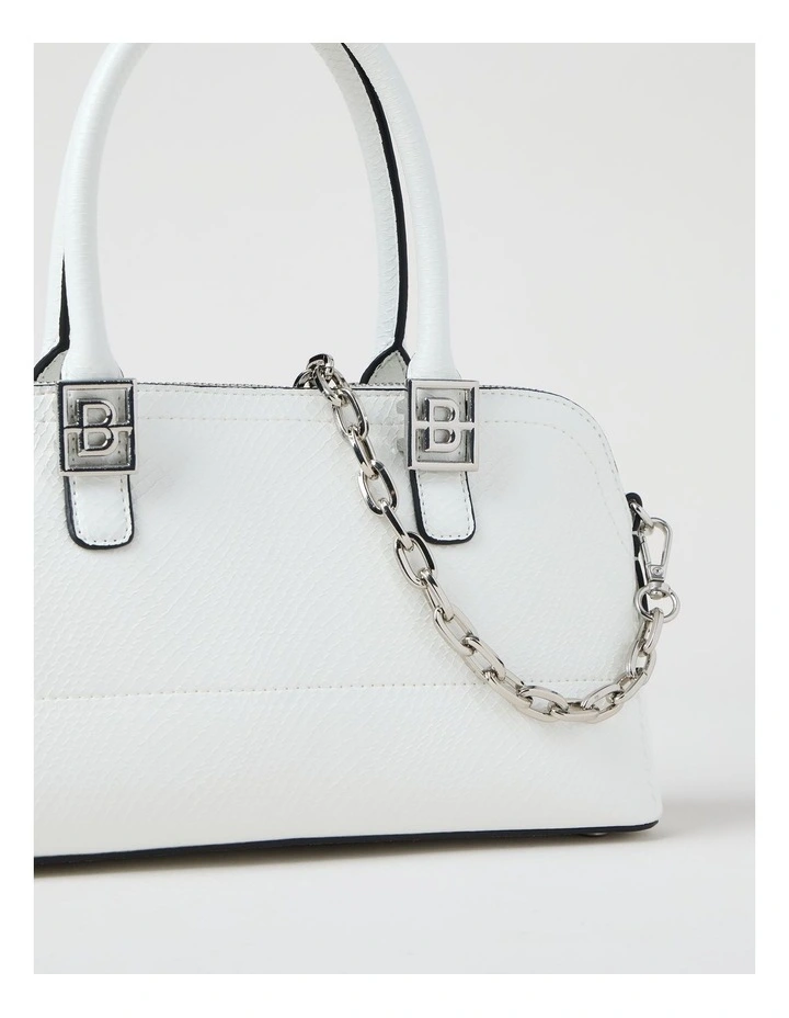 Bonnie Satchel Bag in White image 3