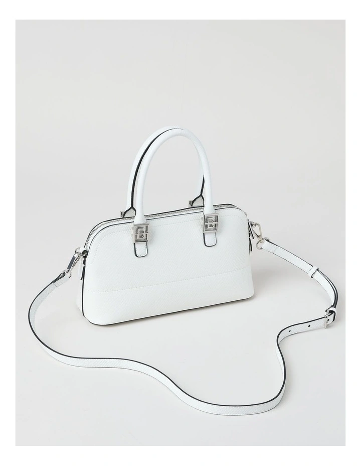 Bonnie Satchel Bag in White image 5