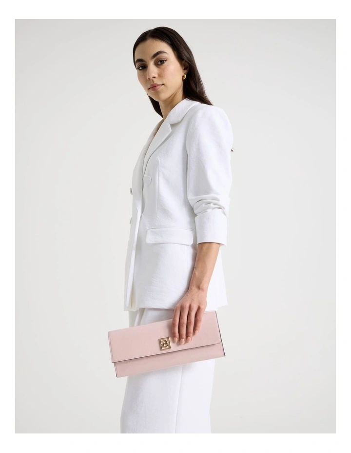 Bowie Clutch Bag in Pink image 2
