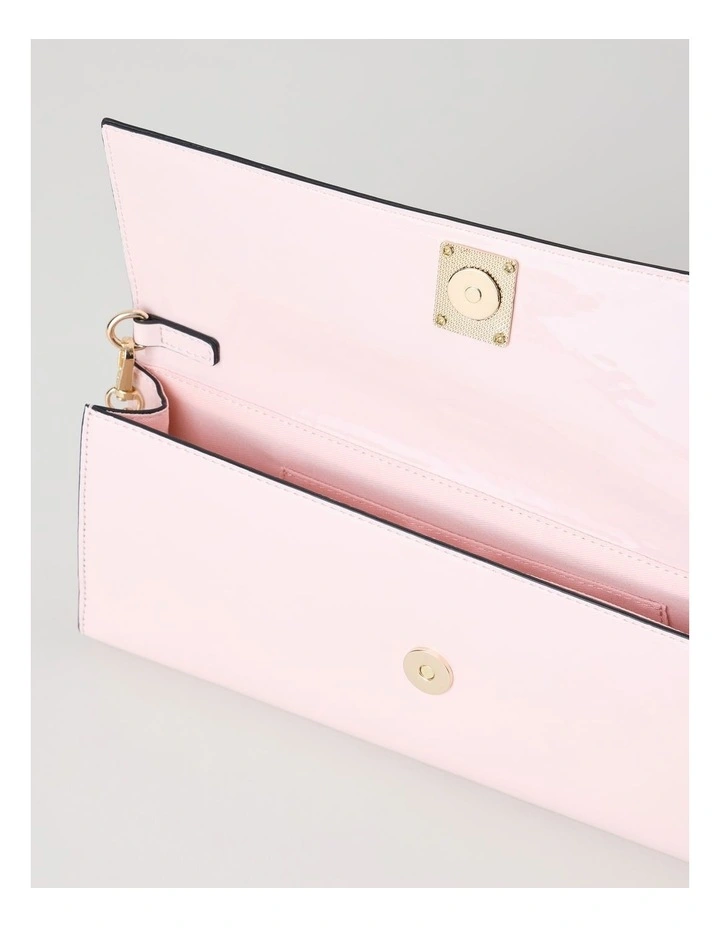 Bowie Clutch Bag in Pink image 6