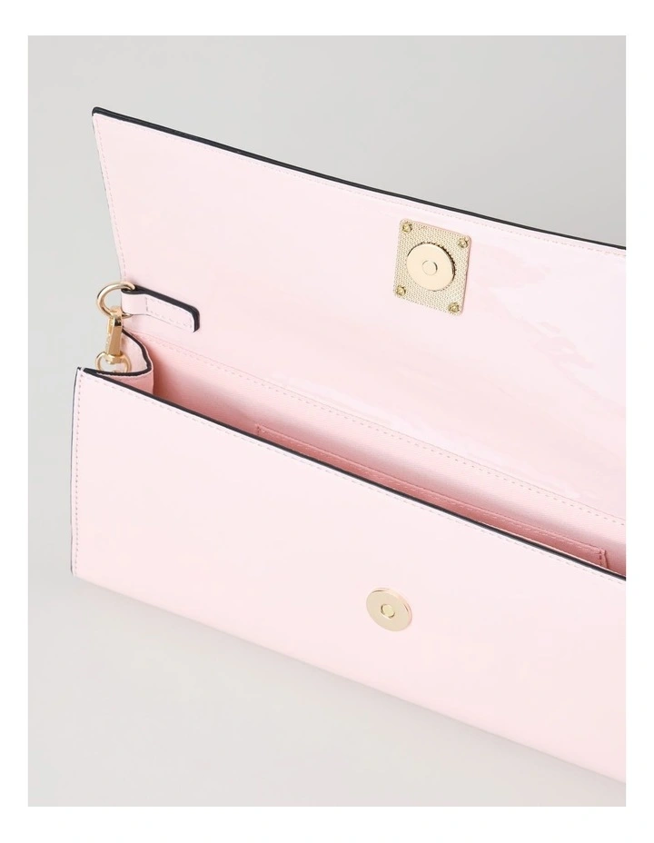 Bowie Clutch Bag in Pink image 6
