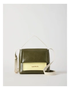 Malaga Crossbody Bag in Olive Combo