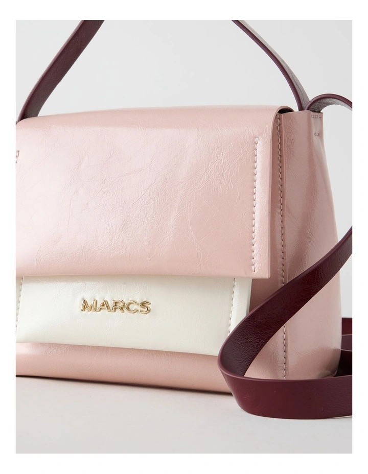 Malaga Crossbody Bag in Rose Combo image 4