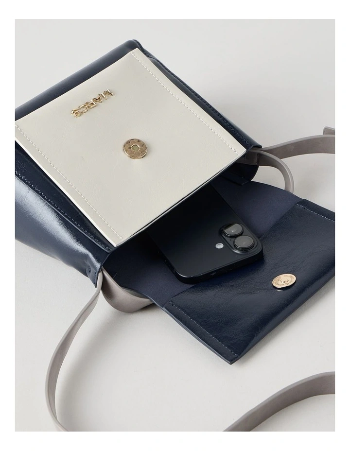 Malaga Crossbody Bag in Navy Combo image 2