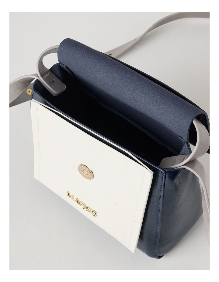Malaga Crossbody Bag in Navy Combo image 5
