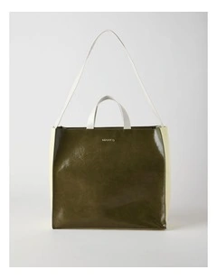 Granada Tote Bag in Olive Combo