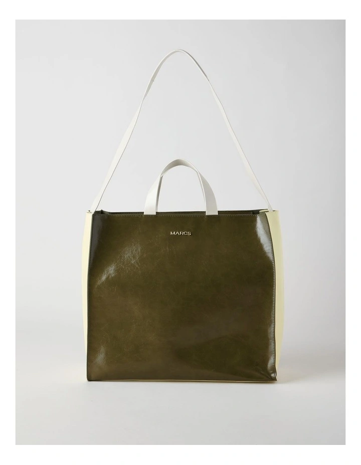 Granada Tote Bag in Olive Combo image 1