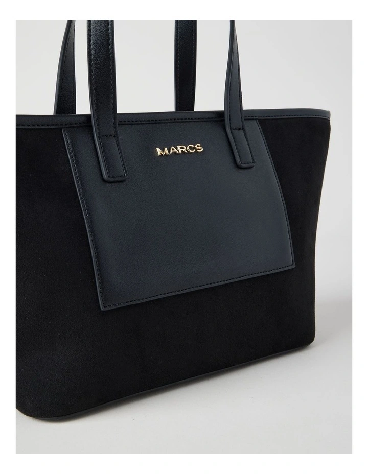 York Tote Bag in Black image 2