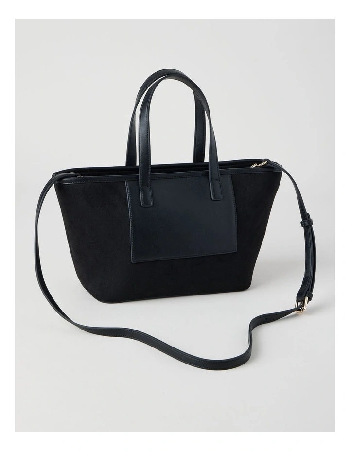 York Tote Bag in Black image 3