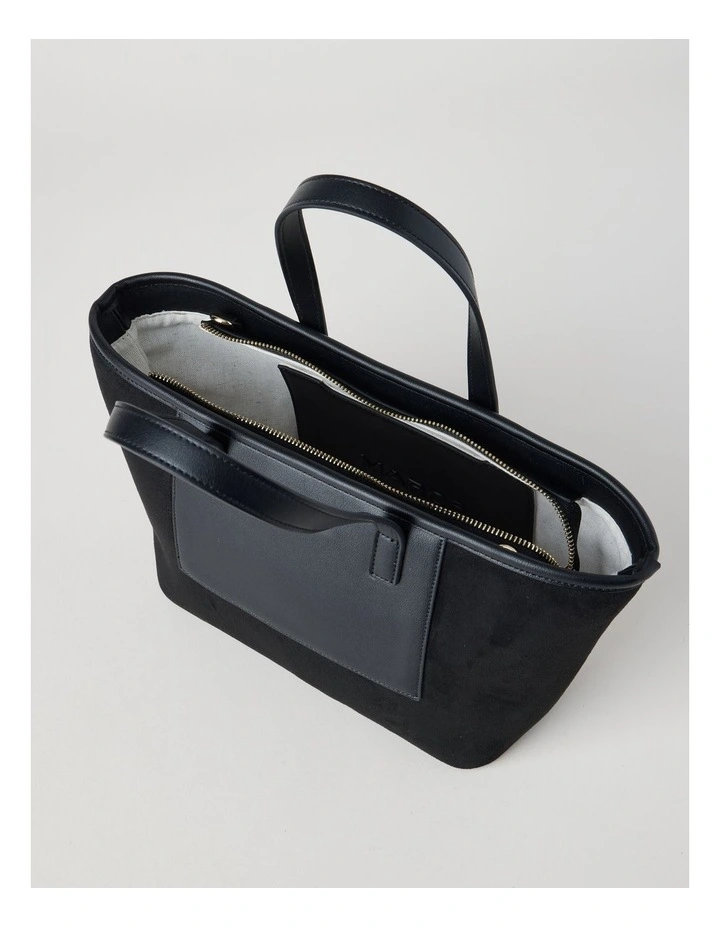 York Tote Bag in Black image 4