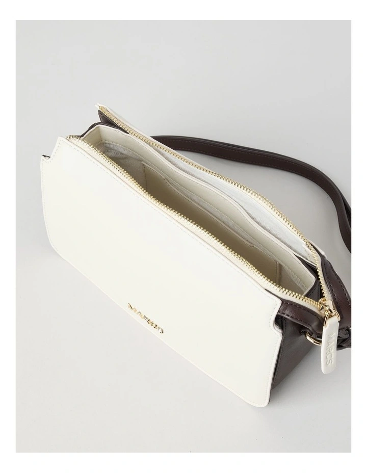 York Crossbody Bag in Stone Combo image 4