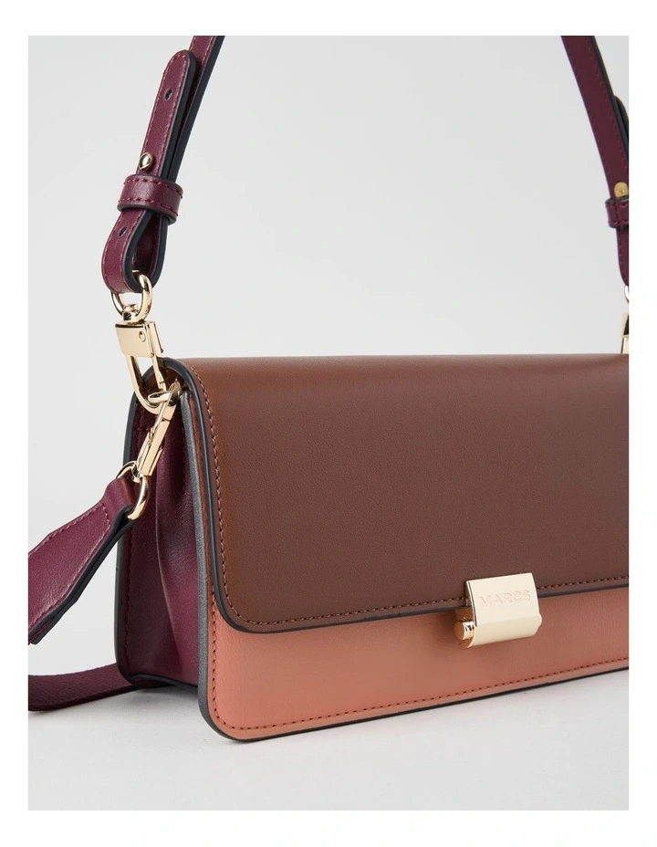 Lyon Shoulder Bag in Rose Combo image 2