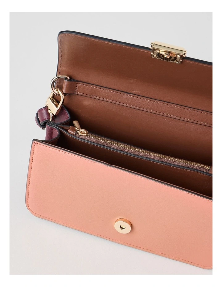 Lyon Shoulder Bag in Rose Combo image 5