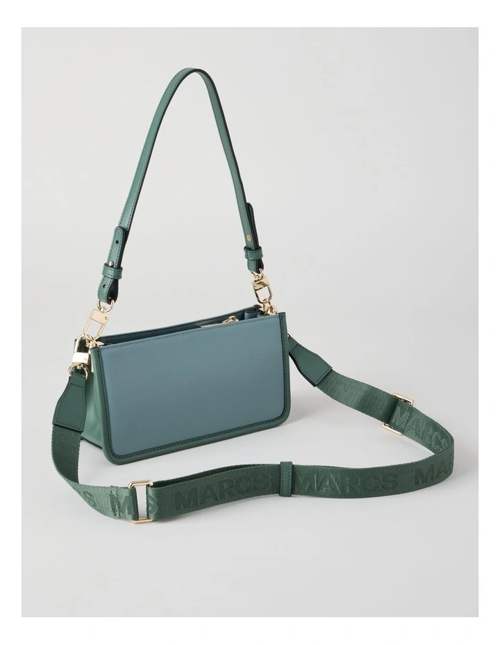 Lucerne Shoulder Bag in Peacock Green image 3